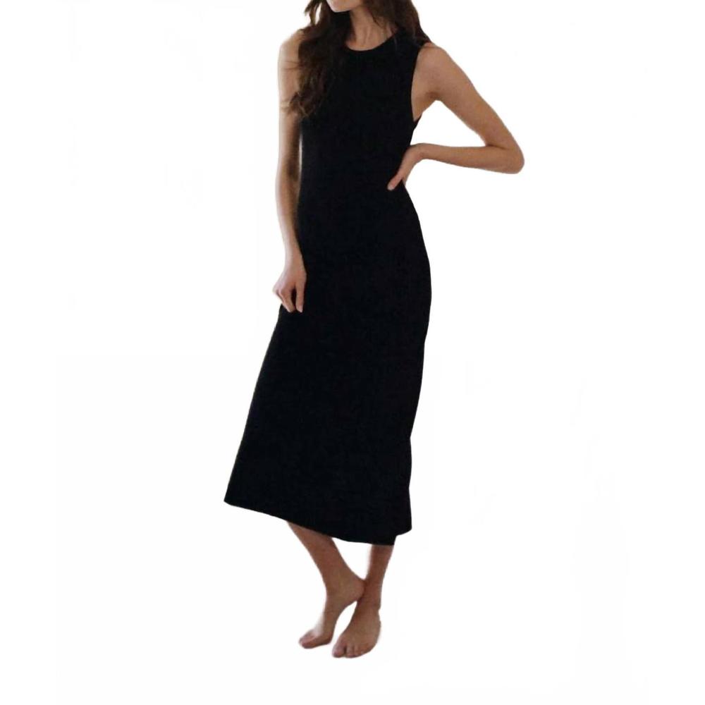 NEW A.REN eloise maxi dress in black